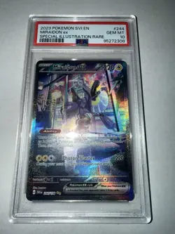 MIRAIDON EX 2023 Pokemon #244/198 PSA 10 GEM-MINT Scarlet & Violet SIR Graded! - Image 5