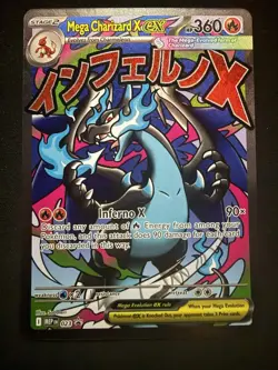 Pokemon TCG Mega Charizard X EX 023 Black Star UPC Promo Phantasmal Flames - Image 1