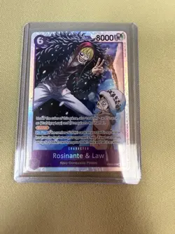 One Piece TCG English EB04-038 Rosinante & Law SR Foil - Image 1