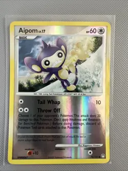 Pokemon Card - Aipom 70/123 - Mysterious Treasures - Reverse Holo NP - Image 1