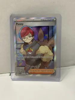 Pokemon Card - Penny Scarlet & Violet Base Set 239/198 Full Art Holo - Image 1
