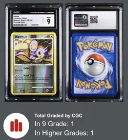 CGC 9 MINT Aipom 50/100 Majestic Dawn Reverse Holo Pokemon Card 2008 (POP 1) - Image 3