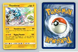 Thundurus #68/236 Sun & Moon Unified Minds Uncommon Pokemon 2019 TCG Card - Image 1