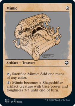 1x Mimic - Showcase - Adventures In The Forgotten Realms - Near Mint, English - - Image 1