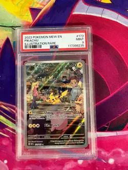 Pikachu 173/165 Scarlet & Violet 151 English PSA Graded 9 Pokemon TCG - Image 1