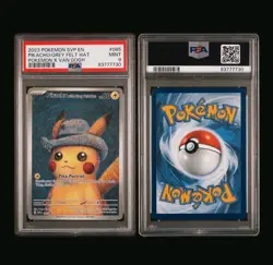 PSA 9 Van Gogh Pikachu With Grey Felt Hat 085 Black Star Promo 2023 Pokemon - Image 1