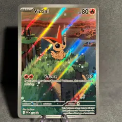 Victini BLACK STAR PROMO 208 Scarlet & Violet Pokemon NM - Image 1
