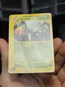 Pokemon TCG Beedrill Skyridge Non Holo Rare 5/144 Damaged - Image 3