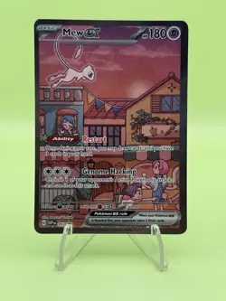 Mew ex SVP 053 Pokemon TCG Scarlet Violet 151 Black Star Promo Full Art - Image 1