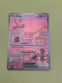 Mew ex SVP 053 Pokemon TCG Scarlet Violet 151 Black Star Promo Full Art - Image 3