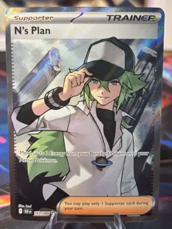 Pokemon 2025 SV Black Bolt N’s Plan 163/086 Ultra Rare Near Mint - Image 1