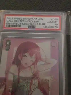 PSA 10 Weiss Schwarz : Dengeki Bunko - Emi, Call Center Hero SP - Image 4