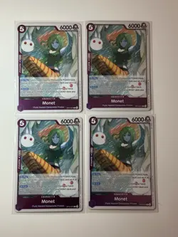 Monet OP14-074 Azure Sea’s Seven 4 Foil Card Play Set Lot One Piece - Image 1