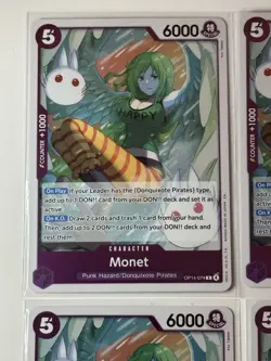 Monet OP14-074 Azure Sea’s Seven 4 Foil Card Play Set Lot One Piece - Image 2