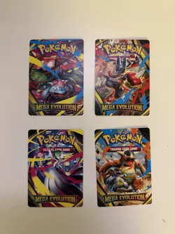 Mega Evolution Trainer Tips Art Card Set - Prerelease - NM - Image 1