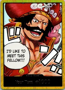 DON!! Card (Gol.D.Roger) (Gold) DON!! Carrying On His Will NM - Image 1