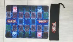 Yu-Gi-Oh! 2-Player Master Rule 4 Card Link Zones Playmat TCG CCG Duel Mat - Image 1