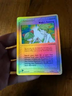 Wally's Training 89/100 Reverse Holo EX Sandstorm Pokemon Card TCG 2004 NM - Image 1