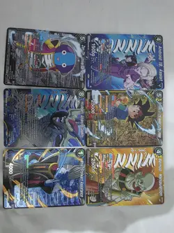 Dragon Ball Super Card Game Winner Lot Of 6 - Image 1
