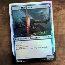 Mer Man - Unstable - Magic The Gathering MTG - Holo Common - Near Mint - Image 1