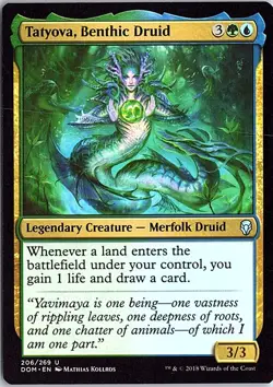 Tatyova, Benthic Druid U Dominaria 206 LP MTG - Image 1