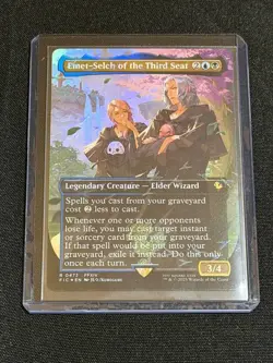 Emet-Selch of the Third Seat (Borderless) (Chocobo Track Foil) Commander: Final - Image 1