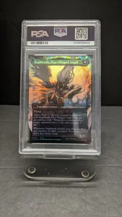 25 MTG Final Fantasy Sephiroth Fabled Soldier Artist Borderless 0317 FOIL PSA 10 - Image 2