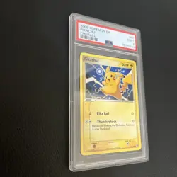 Graded PSA 9 MINT Pikachu 2005 Pokemon Card 60/106 EX Emerald - Image 3