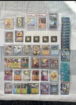 Pokemon Card Collection Lot PSA CGC Slabs + Singles Promos & Packs High Value! - Image 1