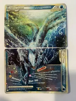 POKEMON HEARTGOLD & SOULSILVER LUGIA LEGEND 113/123+ 114/123 - Image 1