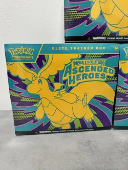 3 x Pokemon Mega Evolution Ascended Heroes Pokemon ETB Elite Trainer Box ✅ - Image 2