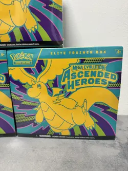 3 x Pokemon Mega Evolution Ascended Heroes Pokemon ETB Elite Trainer Box ✅ - Image 4