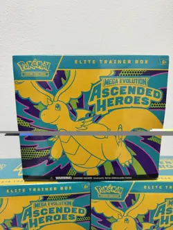 3 x Pokemon Mega Evolution Ascended Heroes Pokemon ETB Elite Trainer Box ✅ - Image 5