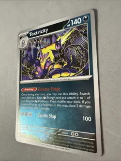 Pokemon TCG * Phantasmal Flames * 68/94 Toxtricity Holo Rare * FRESH PK - Image 2