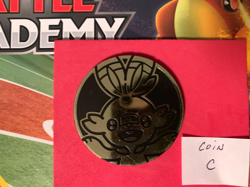 Pokemon Battle Academy 2020 Metallic Coin 2 Inches Silver FREE SHIP Coin C - Image 4