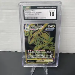 Rayquaza VMAX Pokemon (2021) Japanese VMAX Climax 284/184 CGC Graded 10 - Image 1