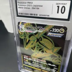 Rayquaza VMAX Pokemon (2021) Japanese VMAX Climax 284/184 CGC Graded 10 - Image 2
