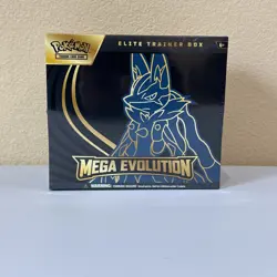 🥊 Pokemon Mega Evolution Lucario ETB – Elite Trainer Box NEW Sealed 🥊 - Image 1