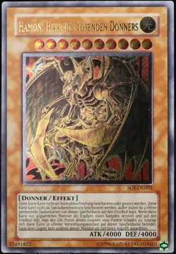 Yu-Gi-Oh! Hamon, Herr Des Tosenden Donners SOI-DE002 Ultimate Rare [GD]| DE 2006 - Image 1
