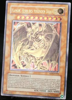 Yu-Gi-Oh! Hamon, Herr Des Tosenden Donners SOI-DE002 Ultimate Rare [GD]| DE 2006 - Image 3