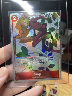 SANJI! Holo Alt Art Rare One Piece TCG Gift Collection 2023 OP01-013 NM, CCG - Image 2