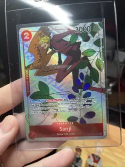 SANJI! Holo Alt Art Rare One Piece TCG Gift Collection 2023 OP01-013 NM, CCG - Image 3