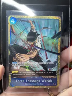 OP03-057 Three Thousand Worlds Alt Art PRB01 The Best One Piece Card Game ccg - Image 2