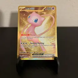 Pokemon Card Mew EX 205/165 Gold Hyper Rare Scarlet & Violet 151 Near Mint - Image 1