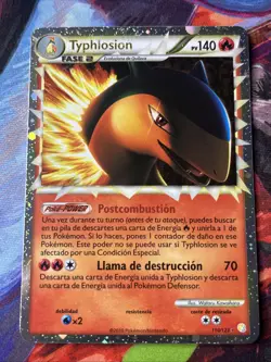 Pokemon Card -Typhlosion (Prime) HeartGold SoulSilver 110/123(Spanish) Near Mint - Image 1