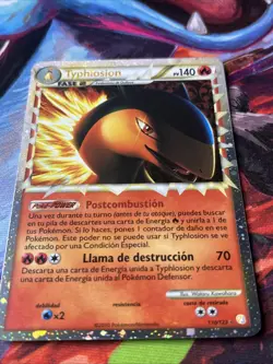 Pokemon Card -Typhlosion (Prime) HeartGold SoulSilver 110/123(Spanish) Near Mint - Image 2