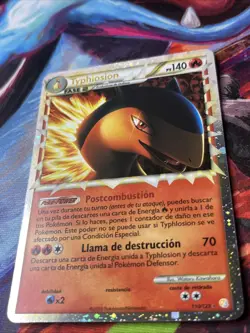 Pokemon Card -Typhlosion (Prime) HeartGold SoulSilver 110/123(Spanish) Near Mint - Image 3