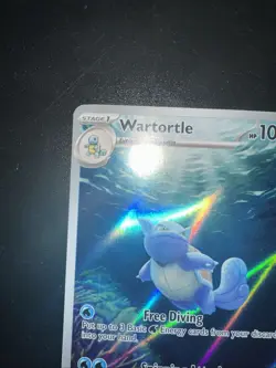 Wartortle 171/165 Illustration Rare Holo Scarlet & Violet 151 Pokemon Card NM - Image 2
