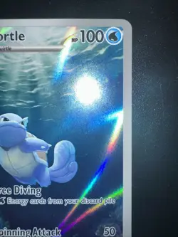 Wartortle 171/165 Illustration Rare Holo Scarlet & Violet 151 Pokemon Card NM - Image 3