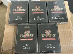 Age Of Empires Card Game - Sealed Starter - Celt, Goth, Britons, 2x Mongol - Image 1